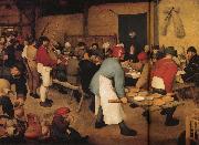 Peasant Wedding Feast BRUEGEL, Pieter the Elder